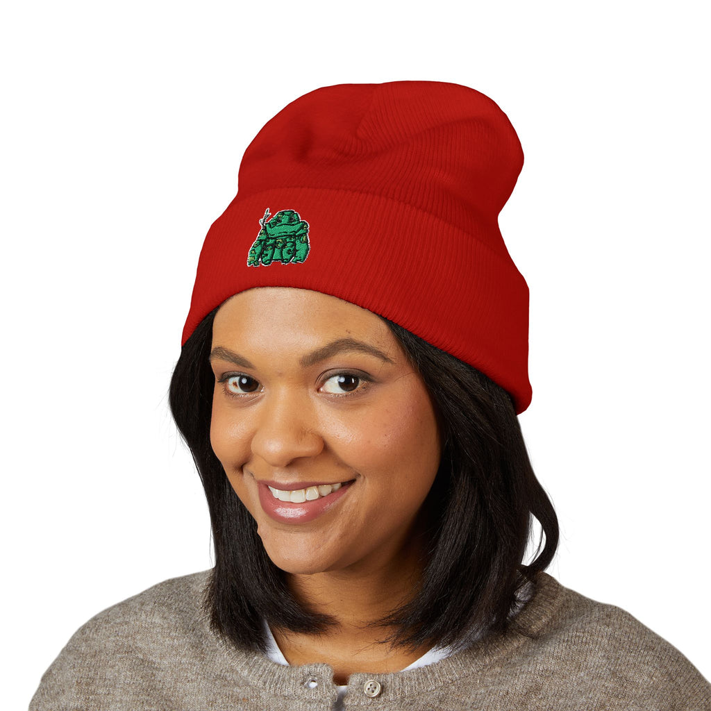 Big Izzy Embroidered Beanie (Chibi-Style)