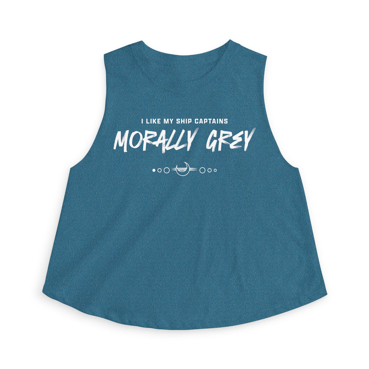 I Like My Ship Captains Morally Grey Crop Top