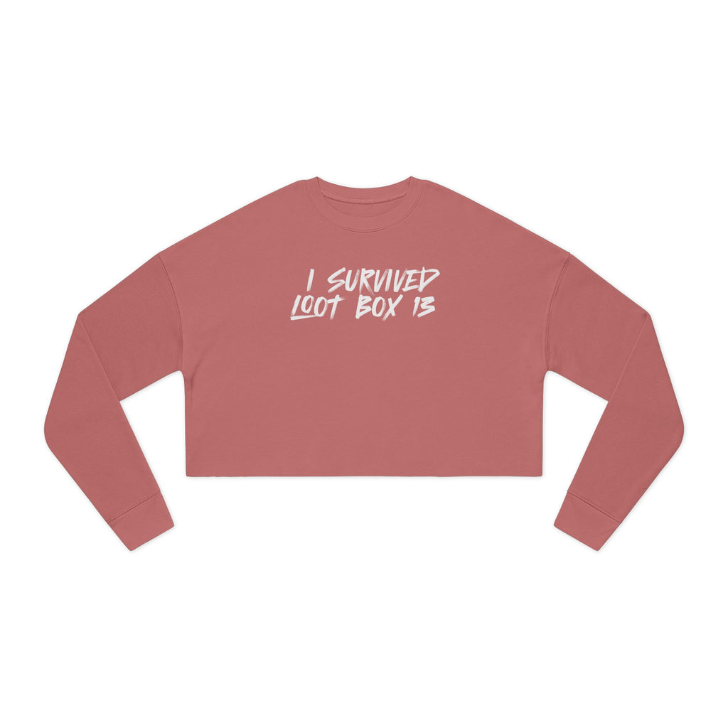 I Survived Loot Box 13 Cropped Sweatshirt