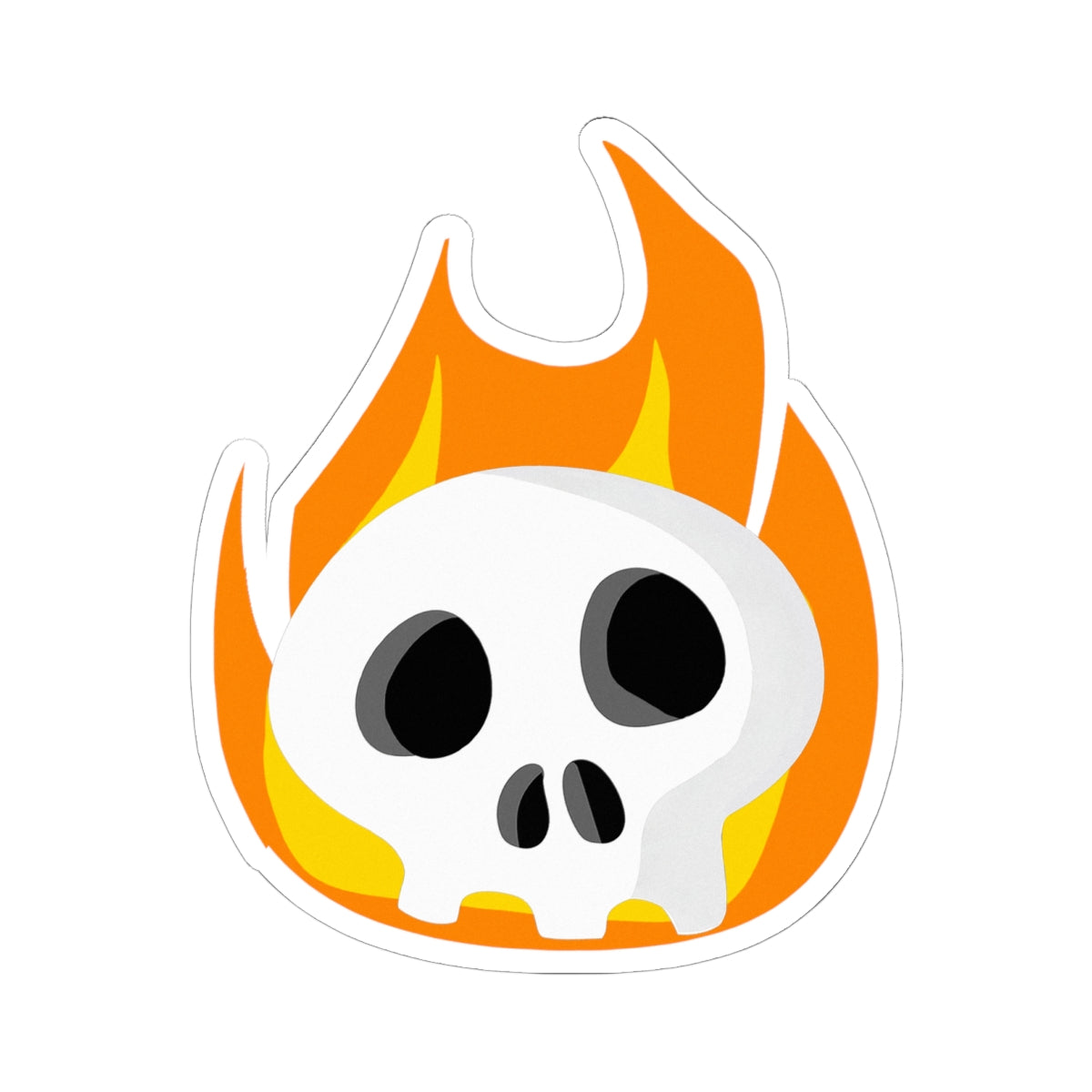Skull Emoji Sticker Set (16 Stickers)