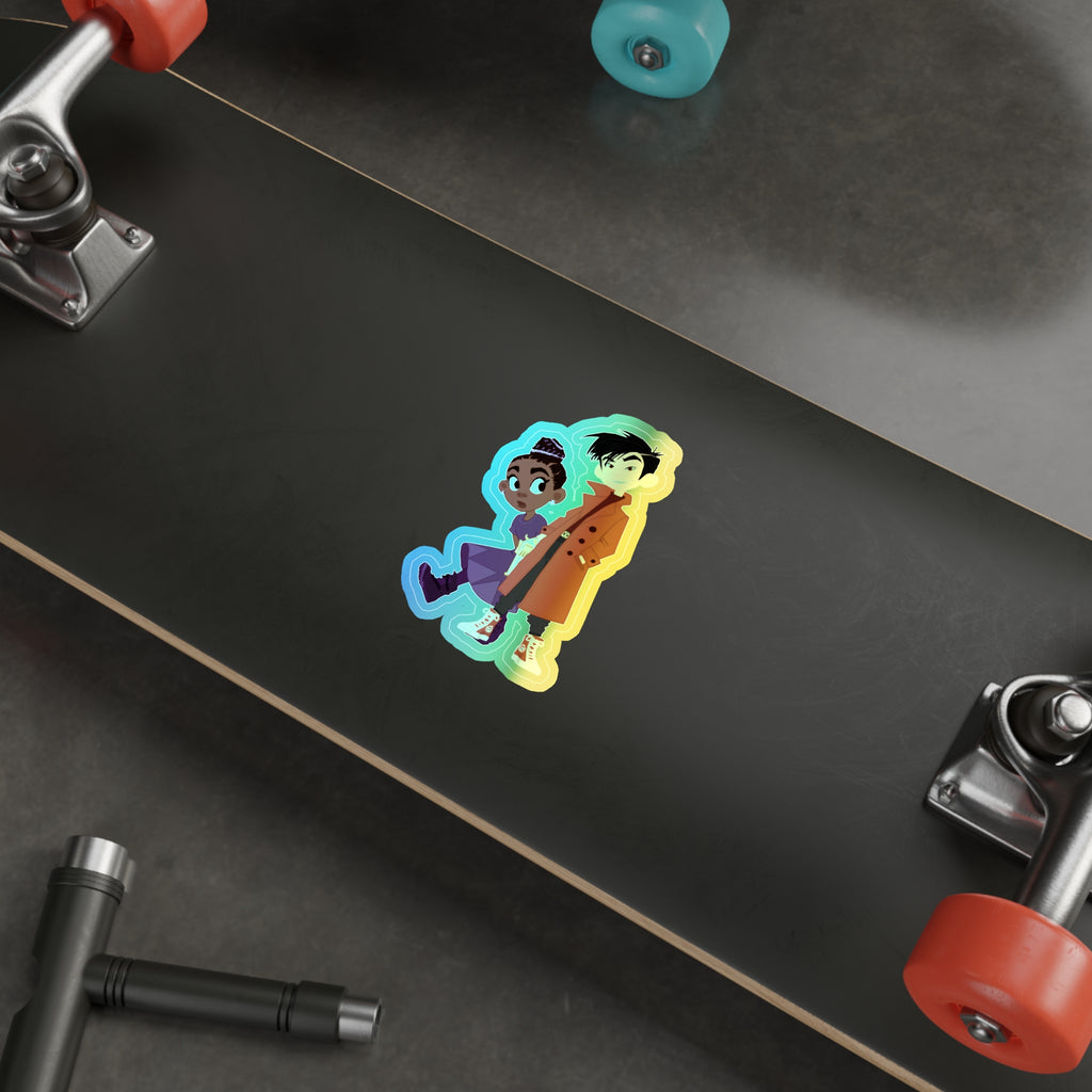 Grey and Minn Holographic Sticker (Kid Crew)