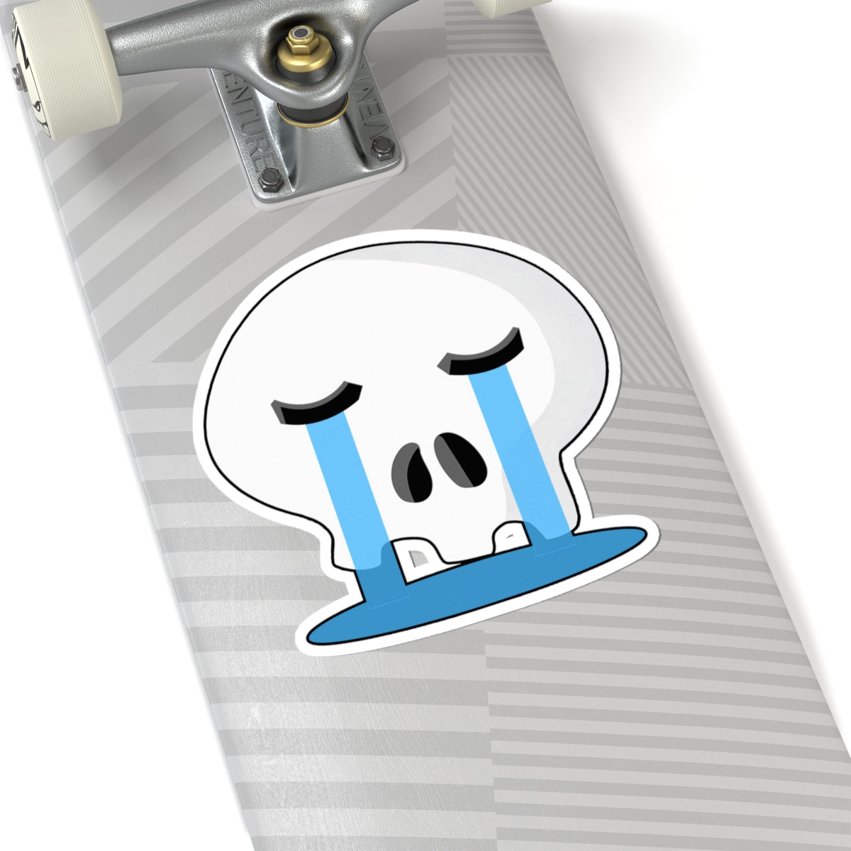 Crying Skull Sticker