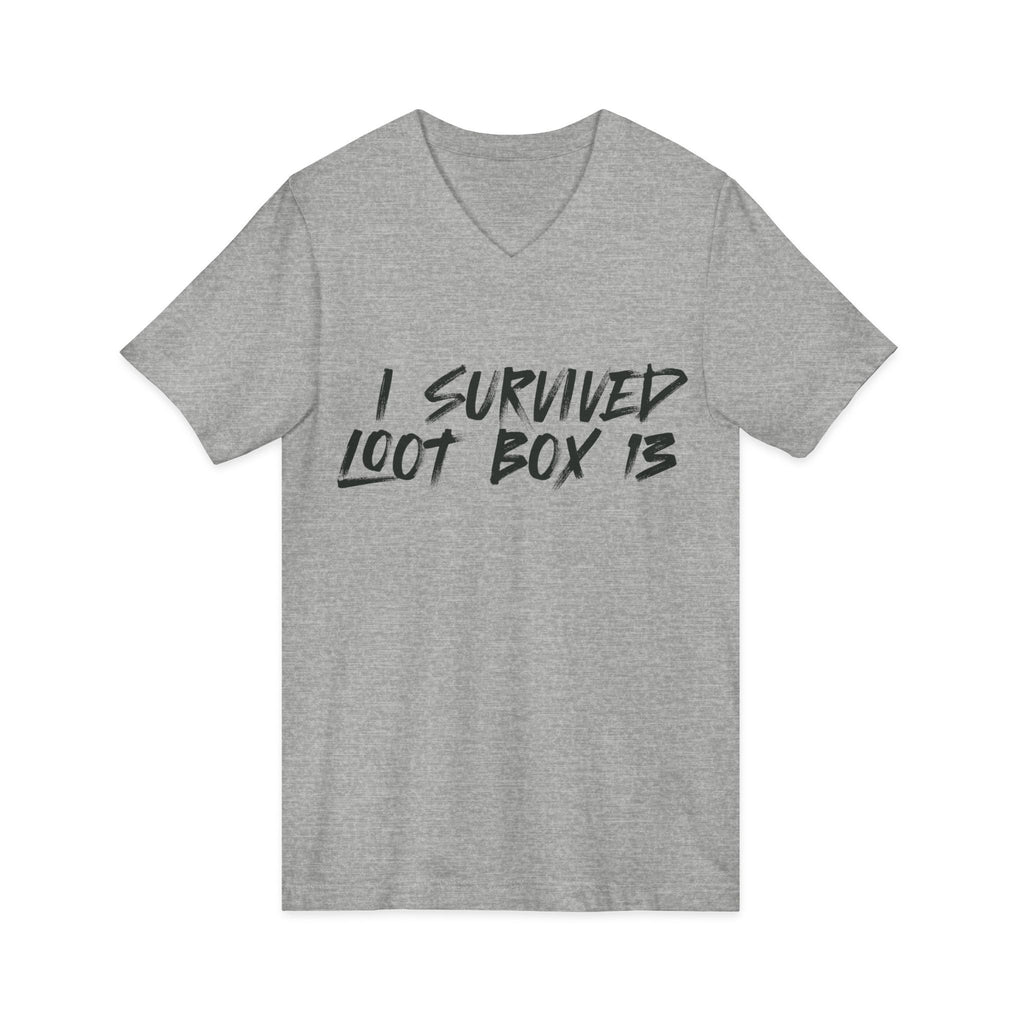 I Survived Loot Box 13 V-Neck Tee