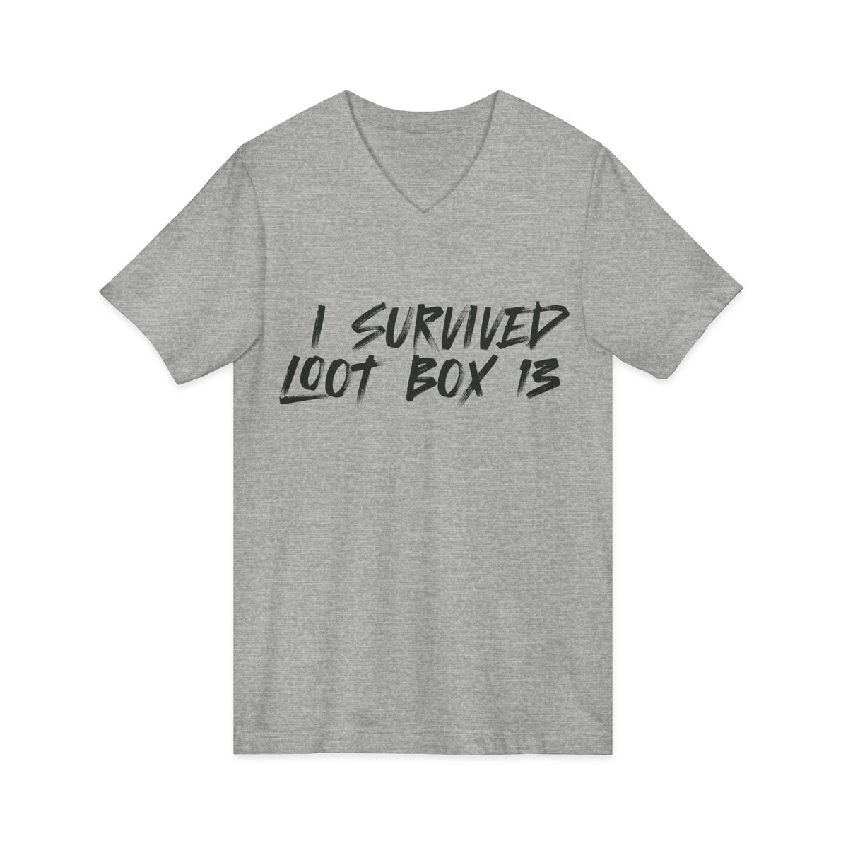 I Survived Loot Box 13 V-Neck Tee