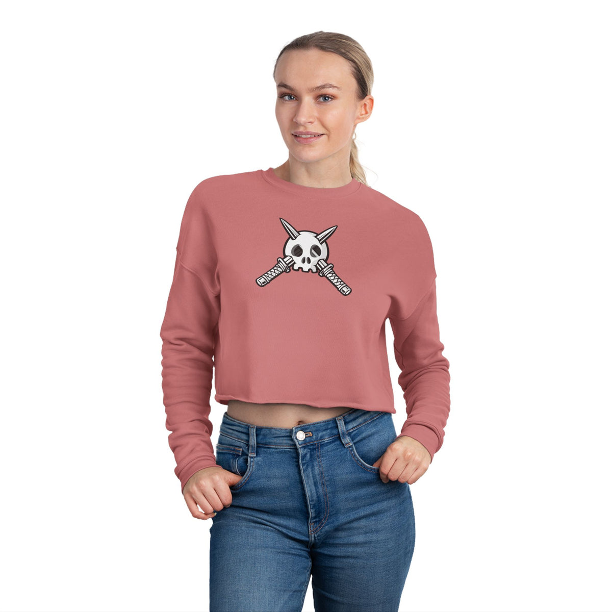 Trench Logo Cropped Sweatshirt