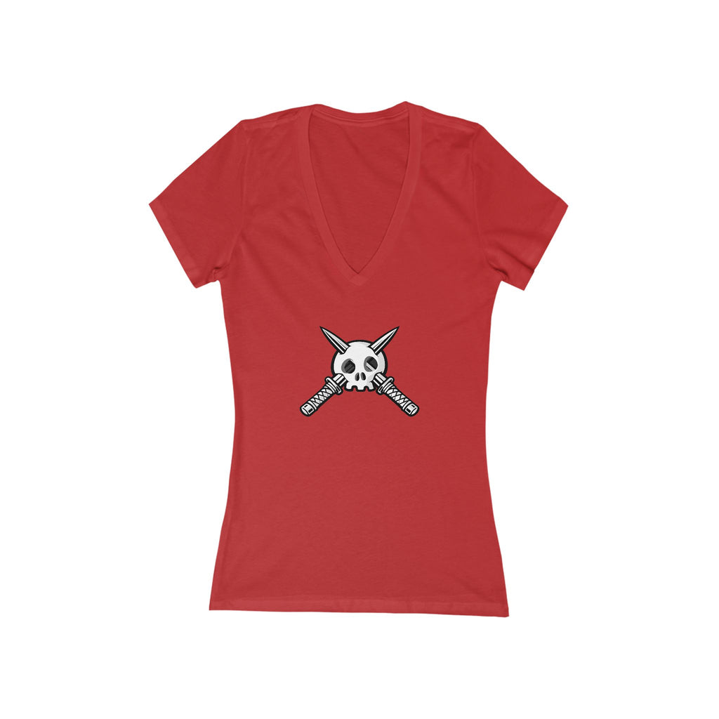 Trench Logo Women's Deep V-Neck Tee
