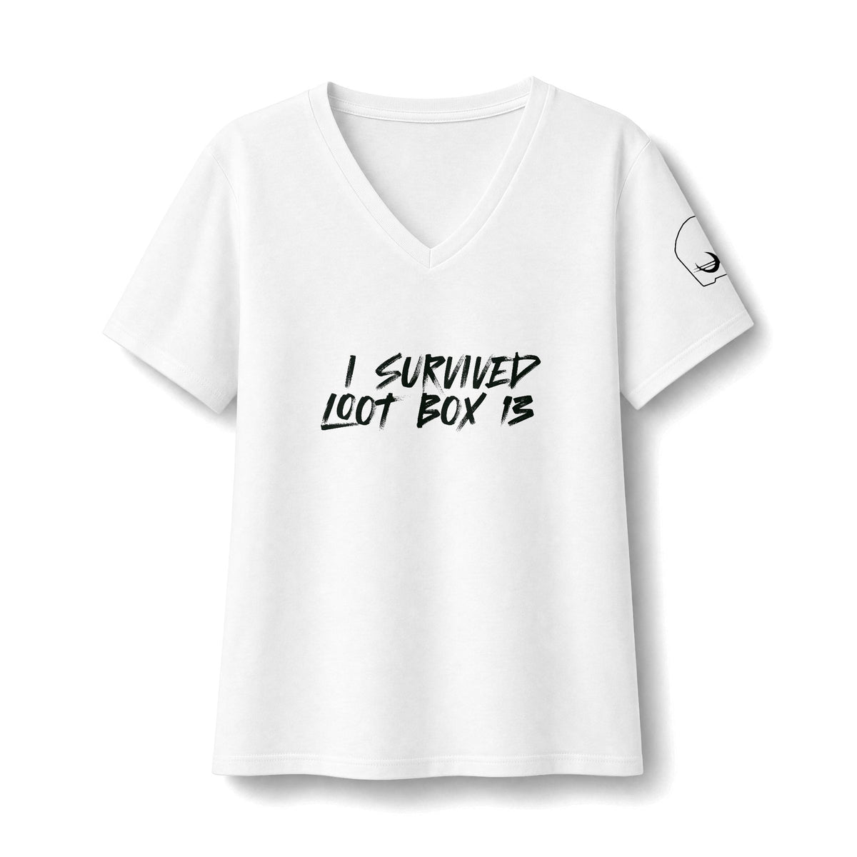 I Survived Loot Box 13 Women's Relaxed V-Neck Tee