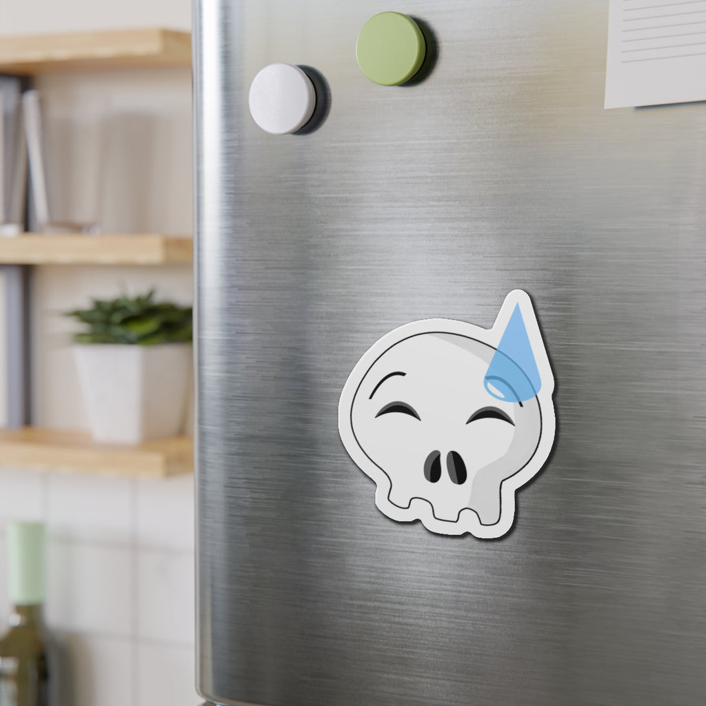 Nervous Sweating Skull Magnet