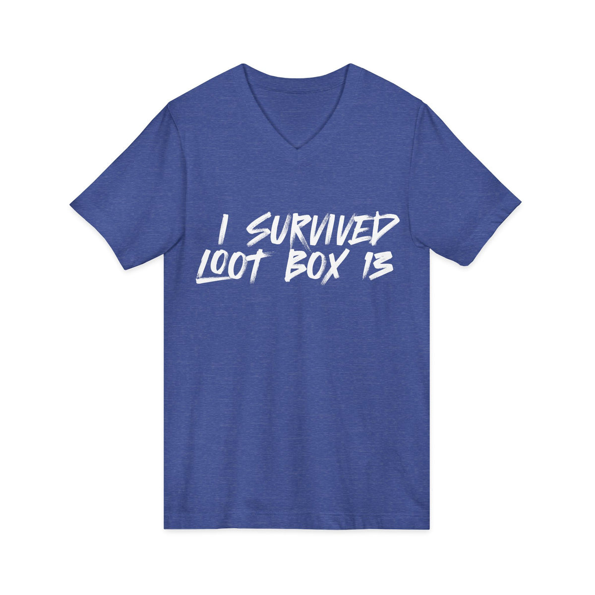 I Survived Loot Box 13 V-Neck Tee