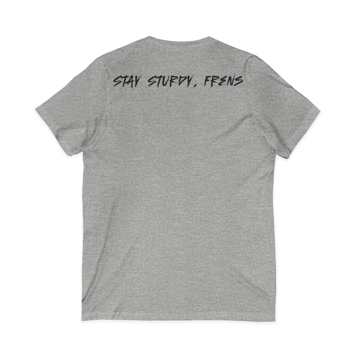 Stay Sturdy, Frens Crest V-Neck Tee