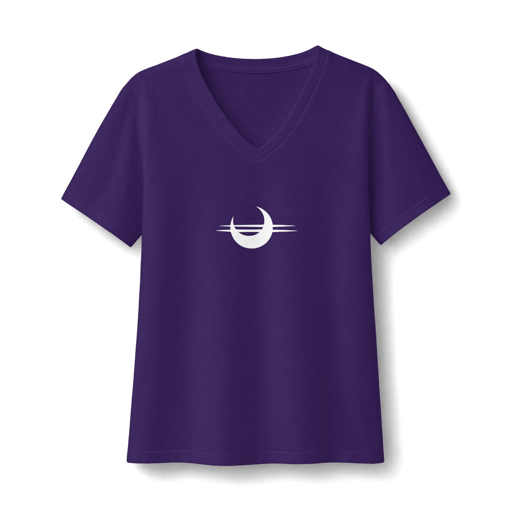 Stay Sturdy, Frens Crest Women's Relaxed V-Neck Tee