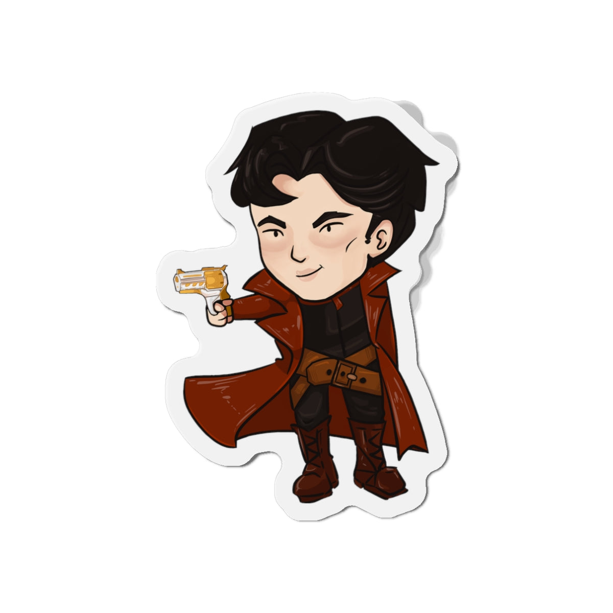 Grey Magnet (Chibi-Style)
