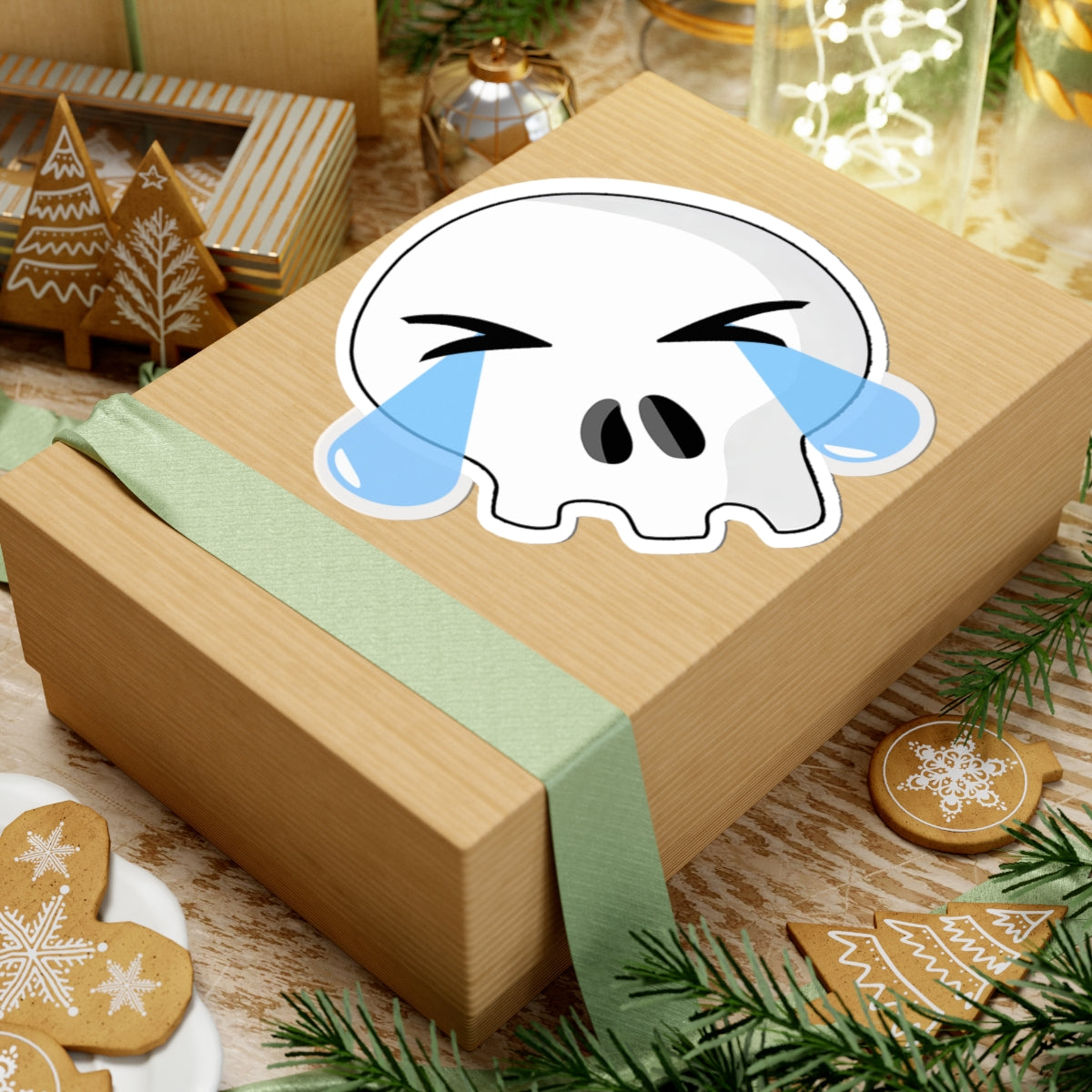 ROFL Skull Sticker