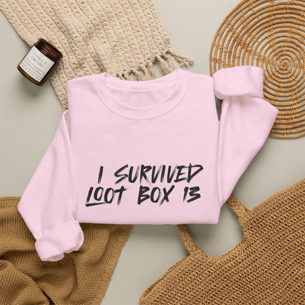I Survived Loot Box 13 Crewneck Sweatshirt - Colors