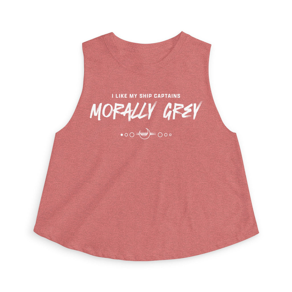 I Like My Ship Captains Morally Grey Crop Top