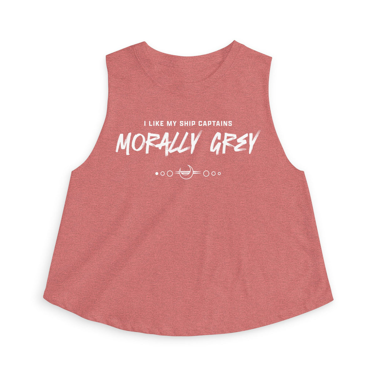 I Like My Ship Captains Morally Grey Crop Top