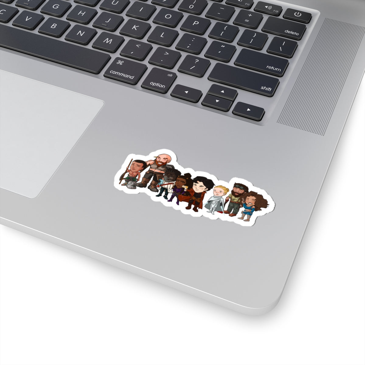 The Crew with Eddie and Little Izzy Sticker (Chibi-Style)