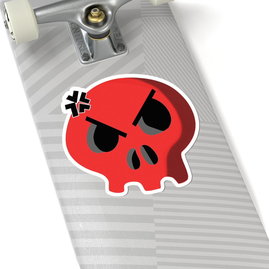 Angry Skull Sticker