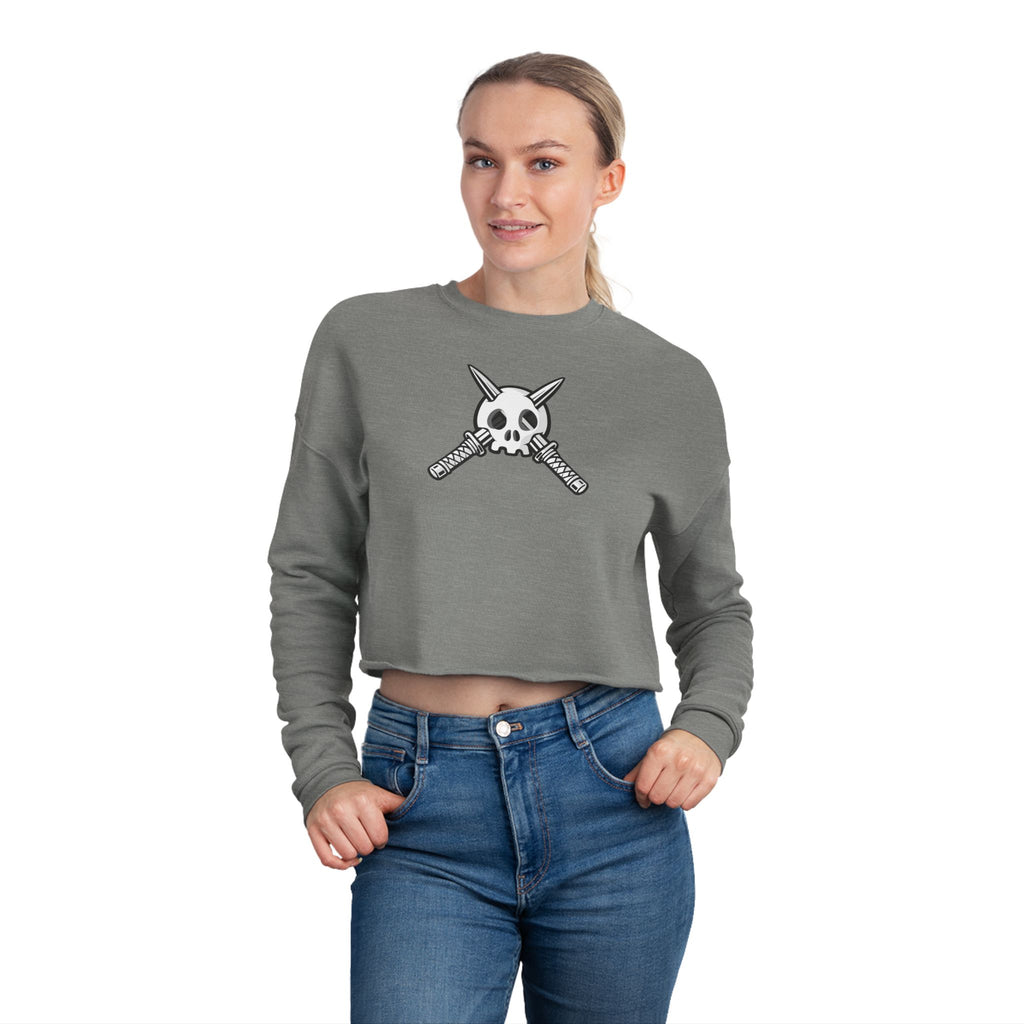 Trench Logo Cropped Sweatshirt