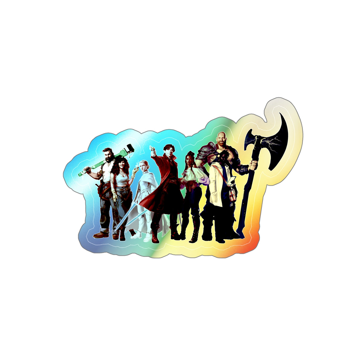 The Crew Holographic Sticker