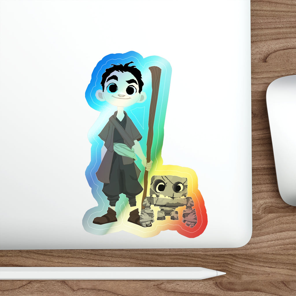 Eddie and Izzy Holographic Sticker (Kid Crew)