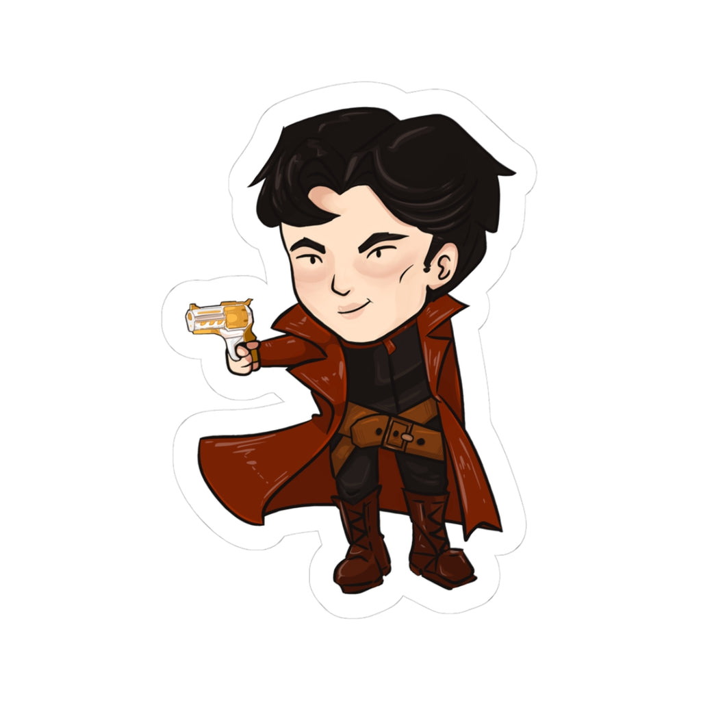 Grey Sticker (Chibi-Style)
