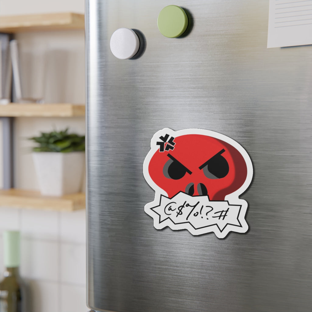 Cursing Skull Magnet