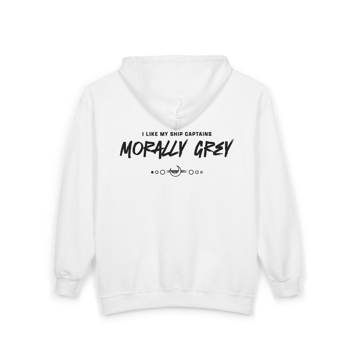 I Like My Ship Captains Morally Grey Zip Hoodie