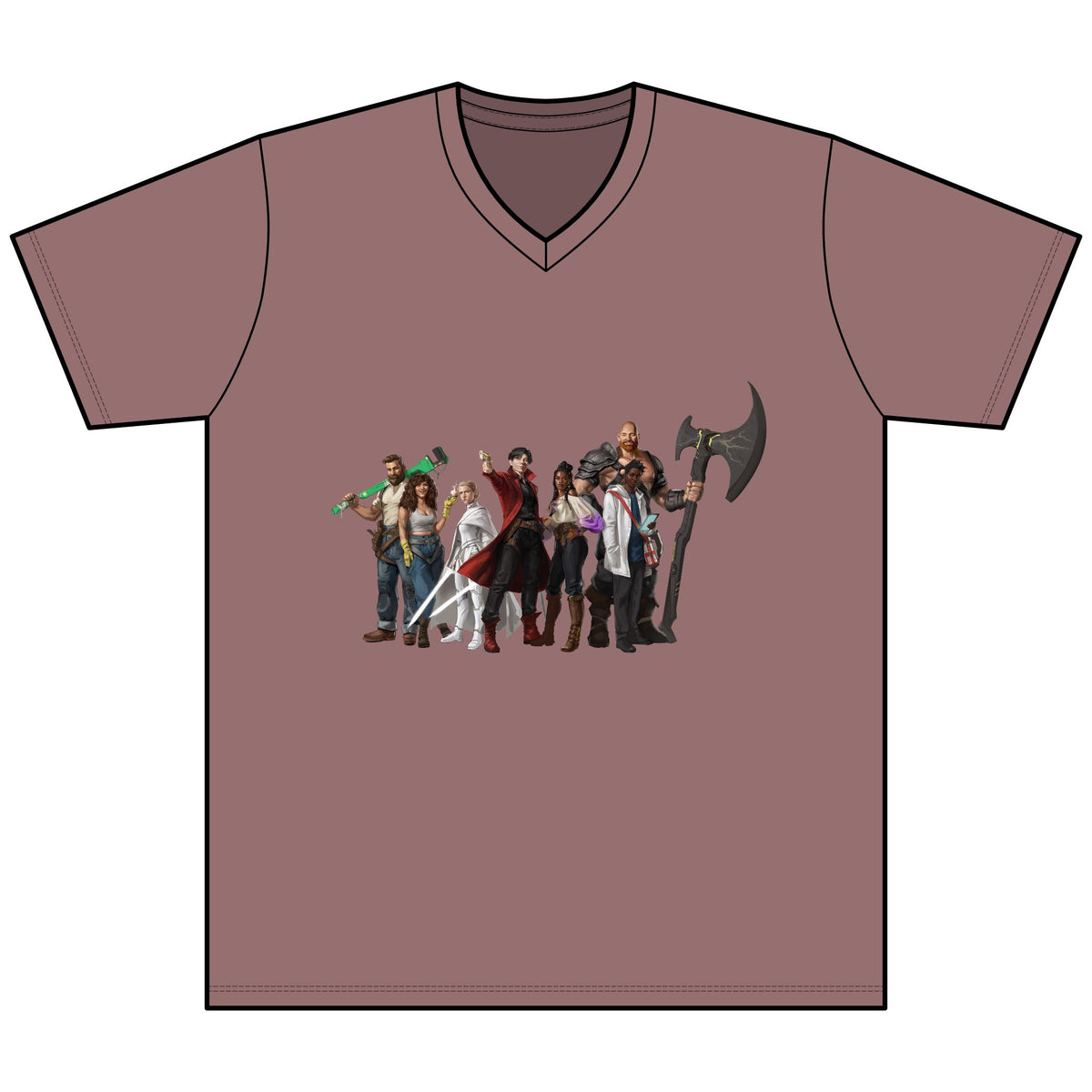 The Crew Heather V-Neck Tee