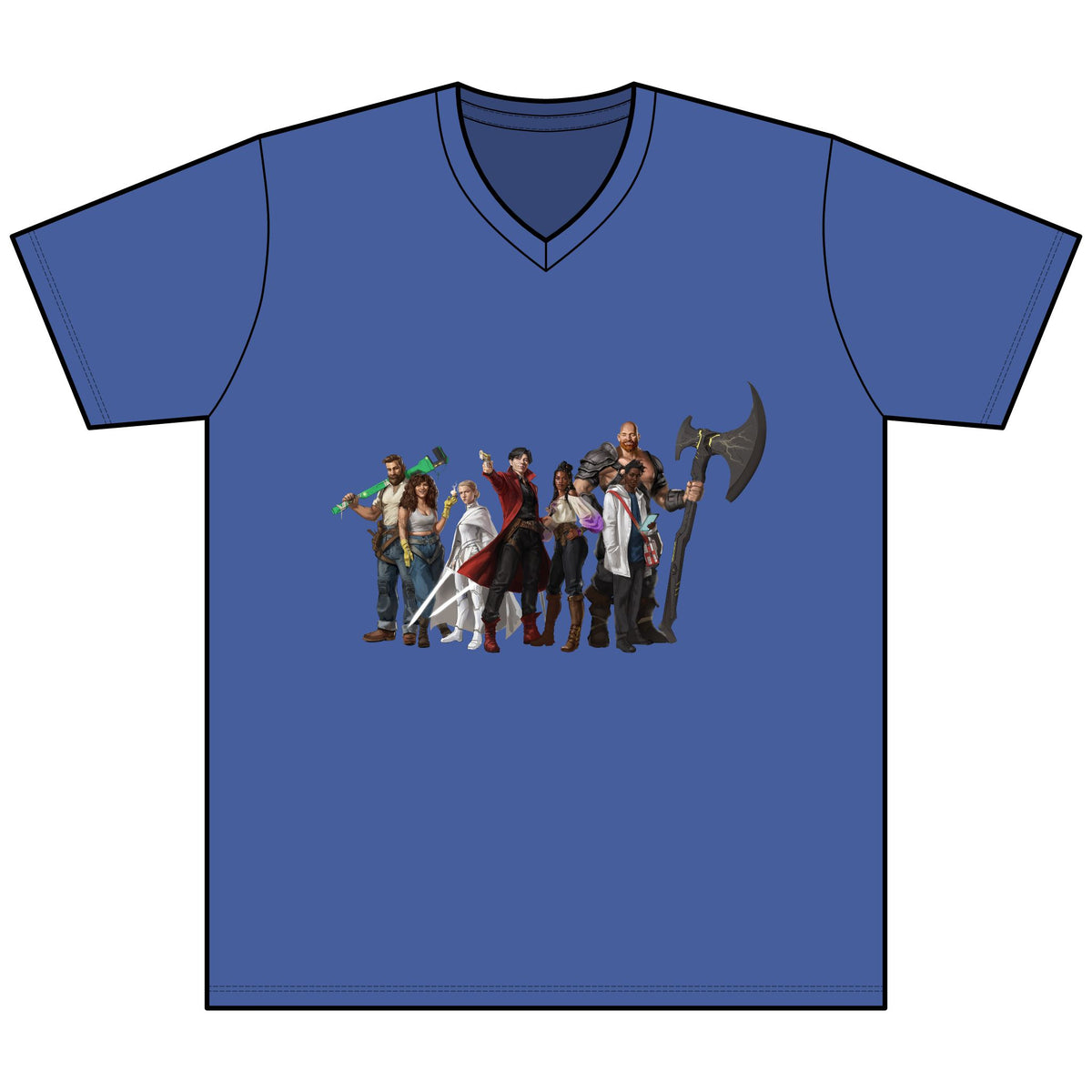 The Crew Heather V-Neck Tee