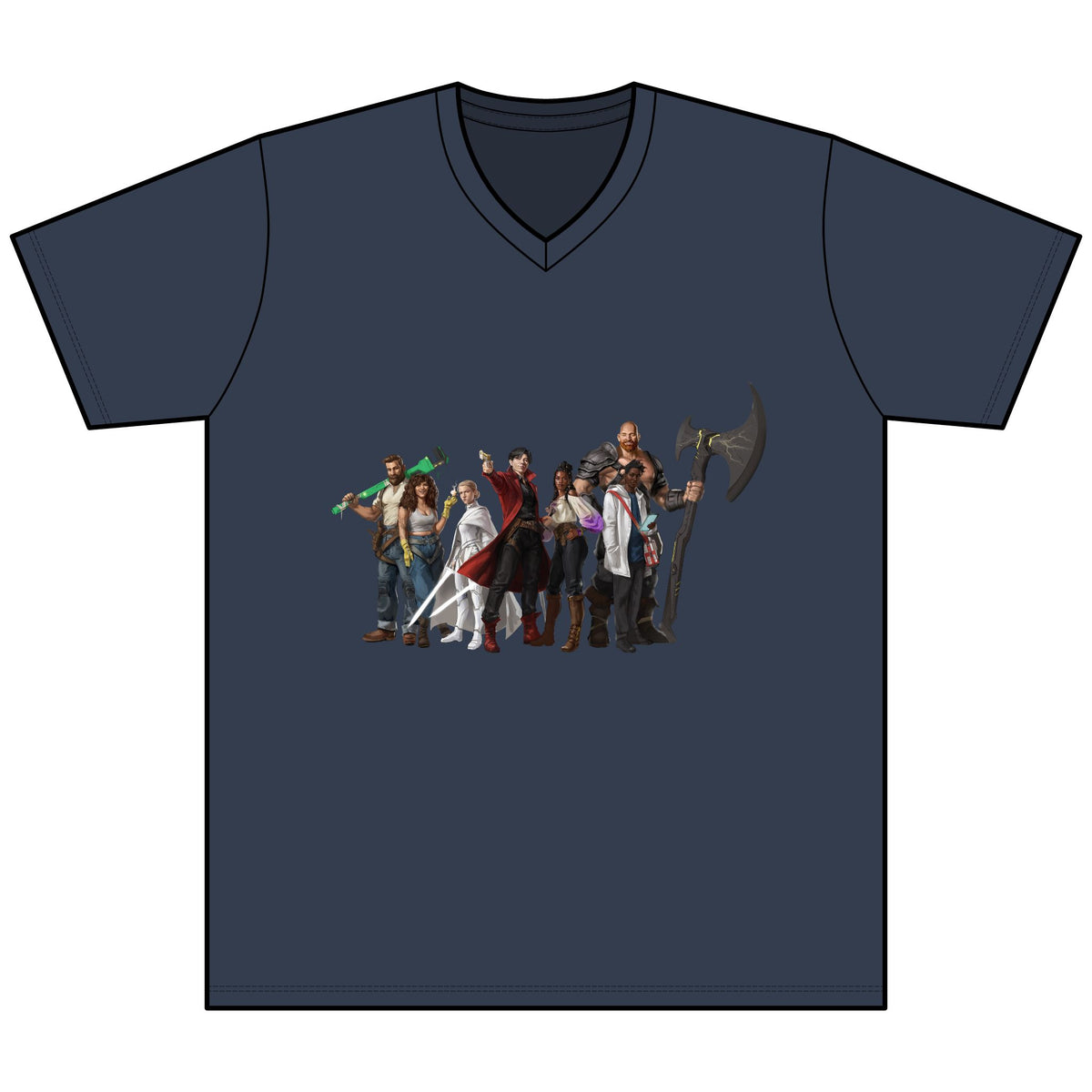 The Crew Heather V-Neck Tee