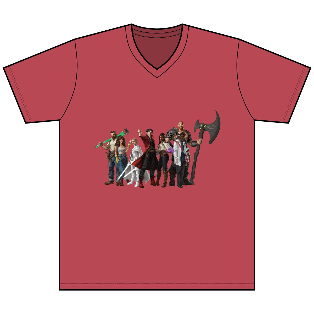 The Crew Heather V-Neck Tee