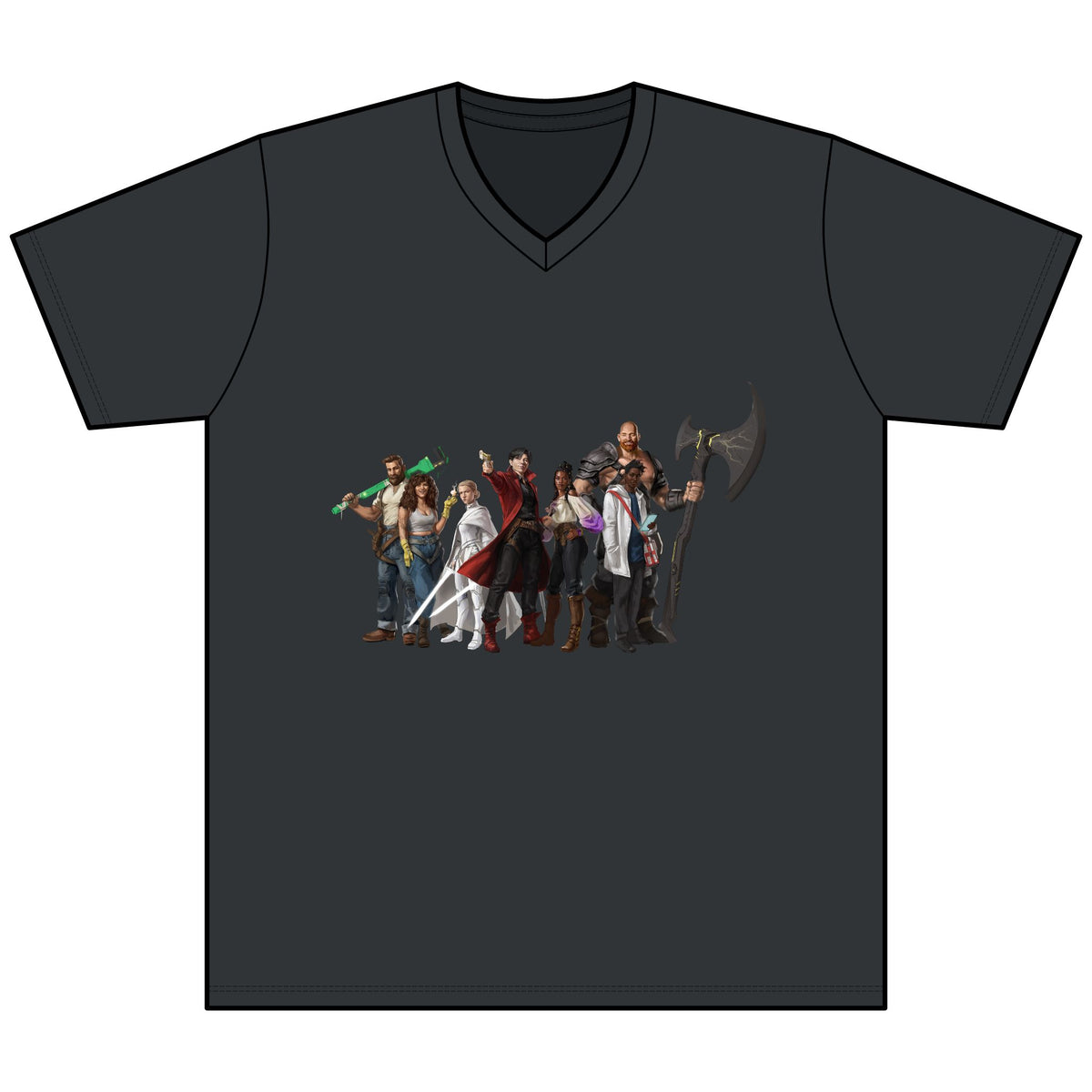 The Crew Heather V-Neck Tee