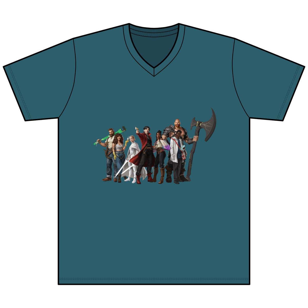 The Crew Heather V-Neck Tee
