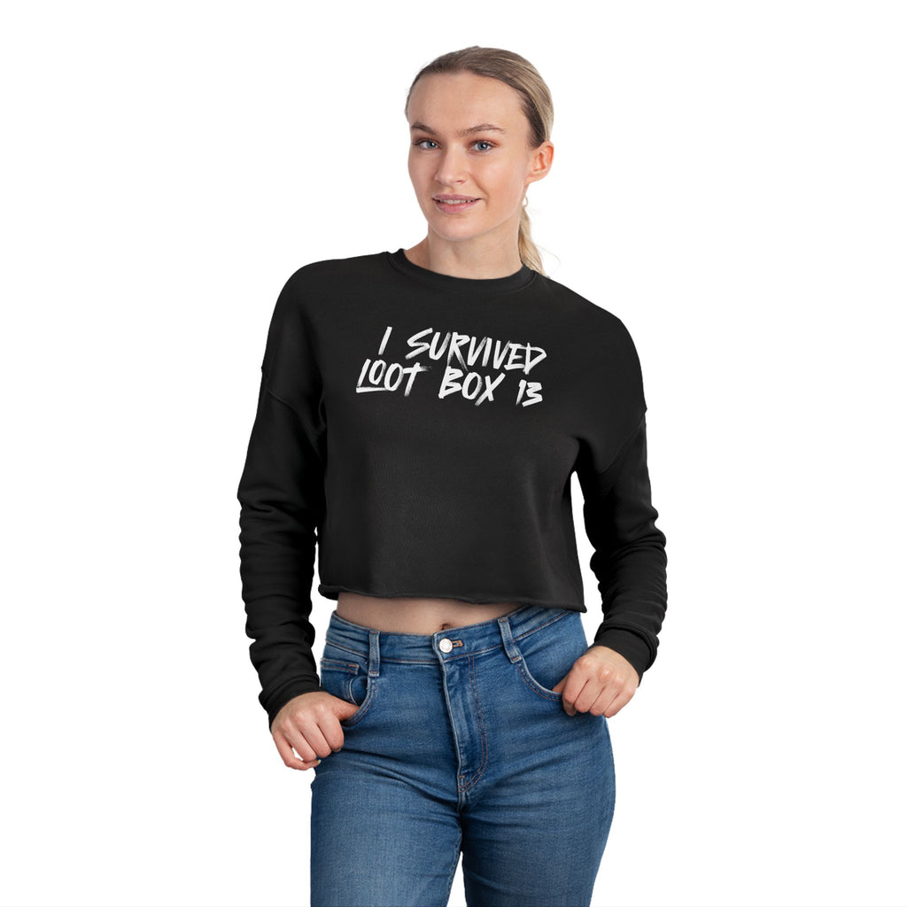 I Survived Loot Box 13 Cropped Sweatshirt