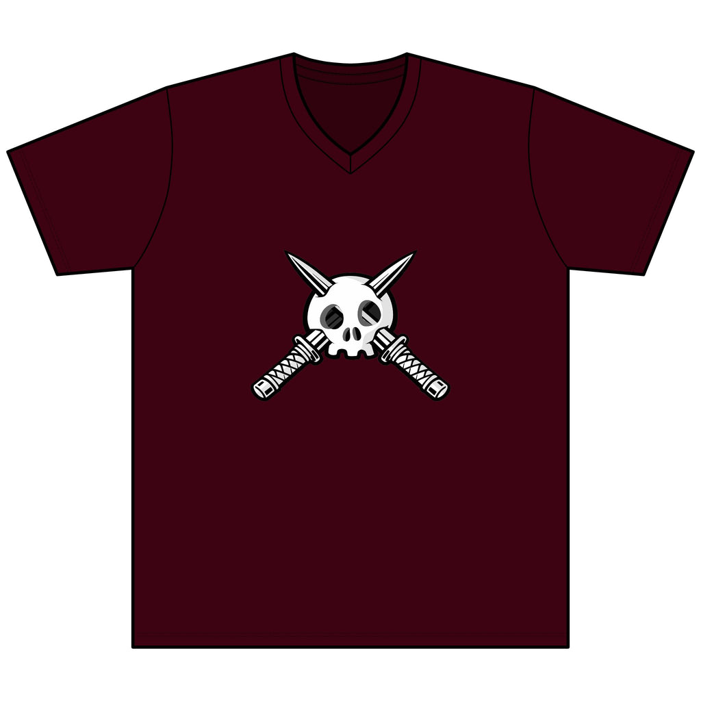 Trench Logo Heather V-Neck Tee
