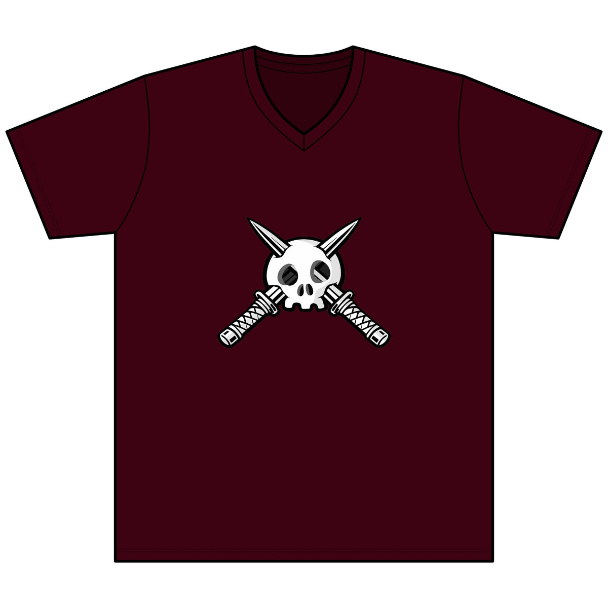Trench Logo Heather V-Neck Tee