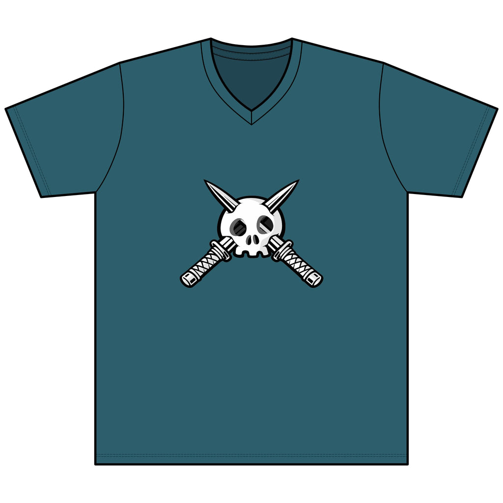Trench Logo Heather V-Neck Tee