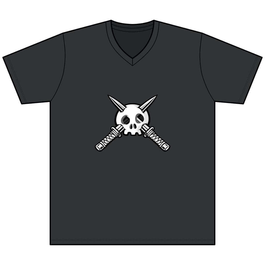 Trench Logo Heather V-Neck Tee
