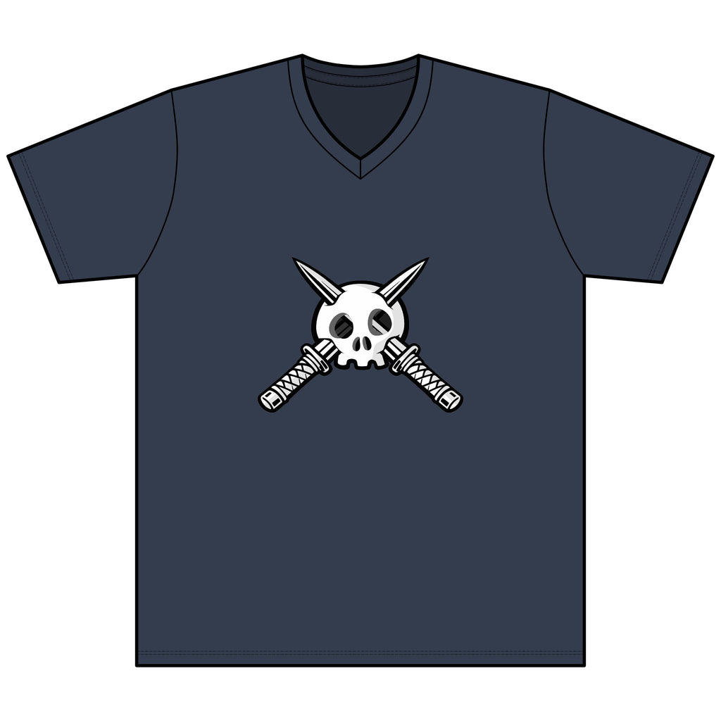Trench Logo Heather V-Neck Tee