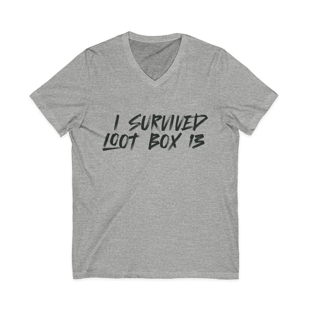 I Survived Loot Box 13 V-Neck Tee