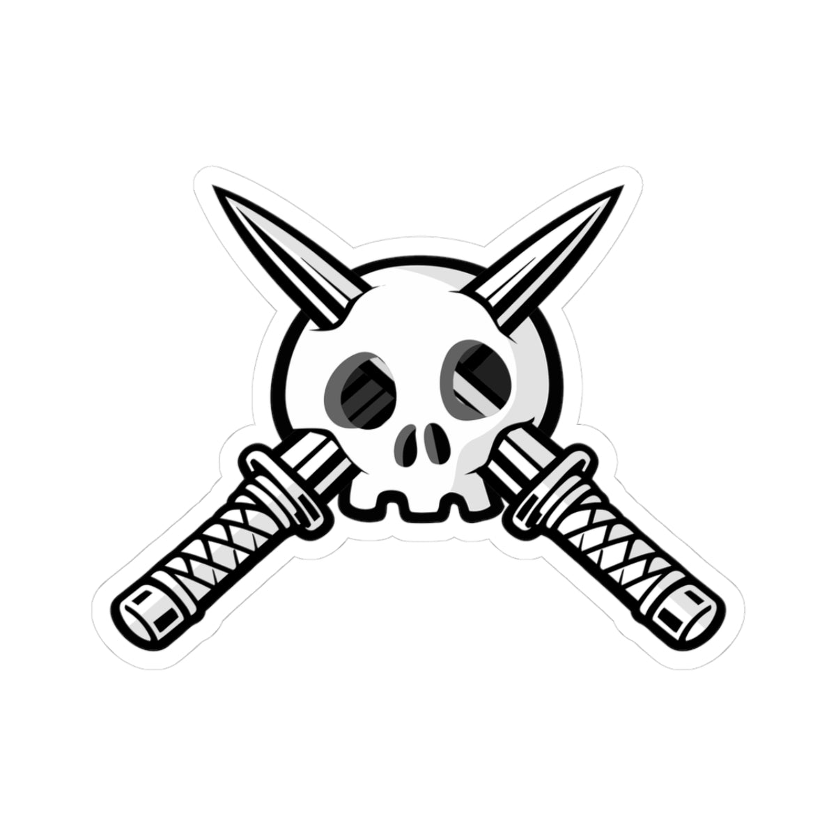 Trench Logo (White) Sticker