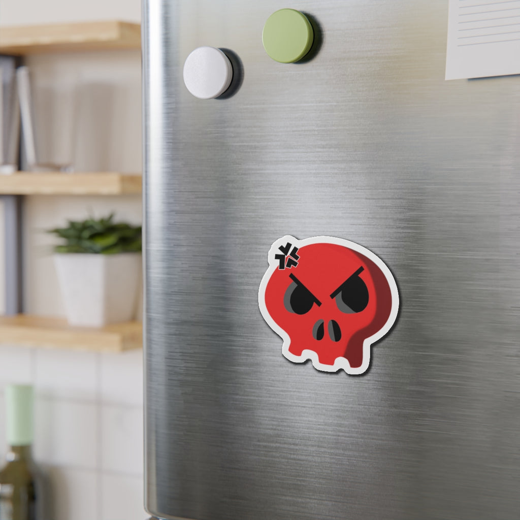 Angry Skull Magnet