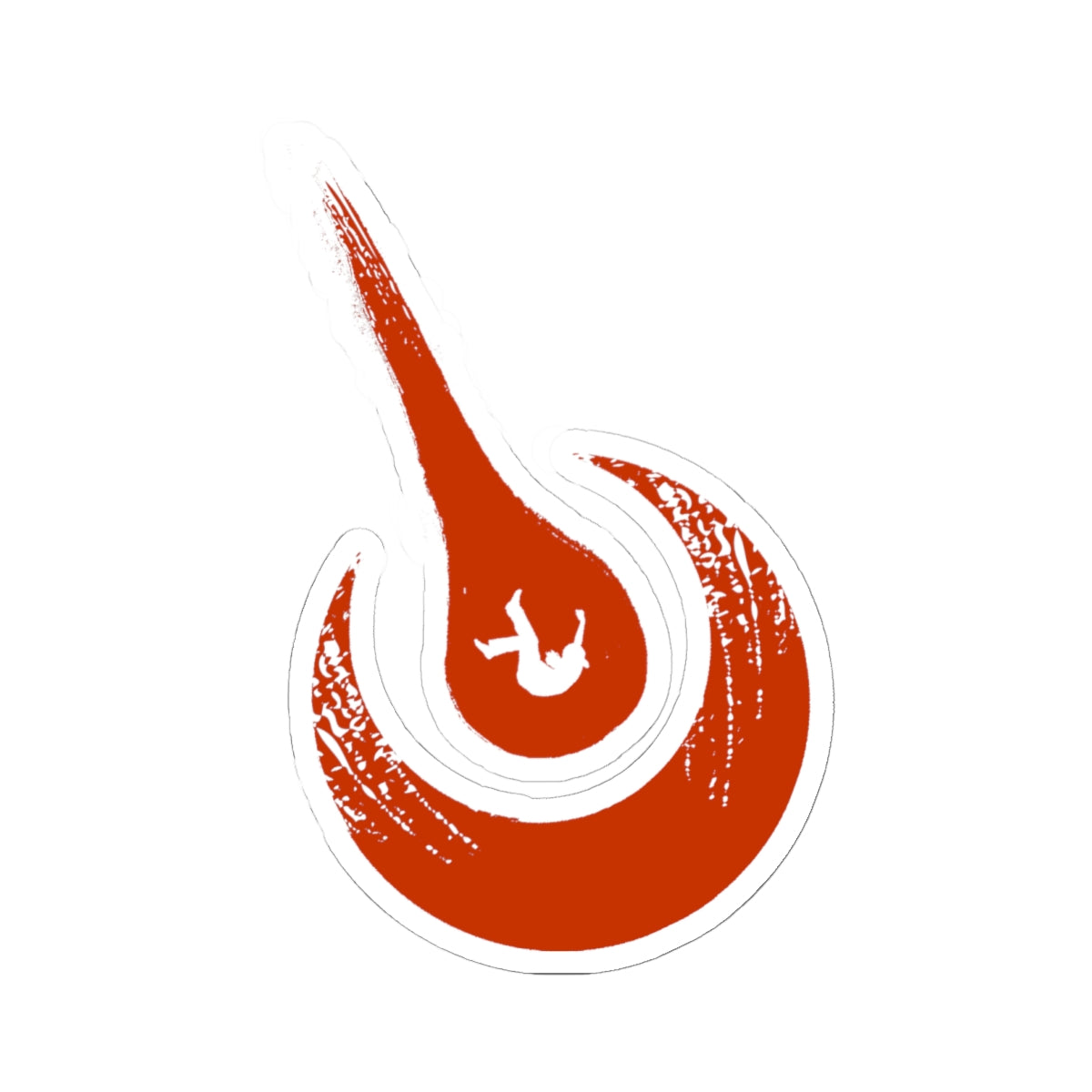 Maurice Africh Logo Sticker (Red)