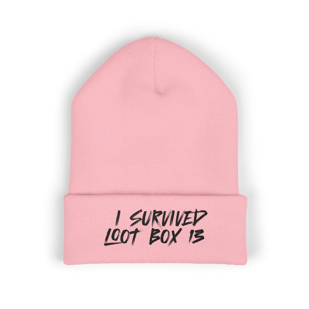 I Survived Loot Box 13 Embroidered Beanie