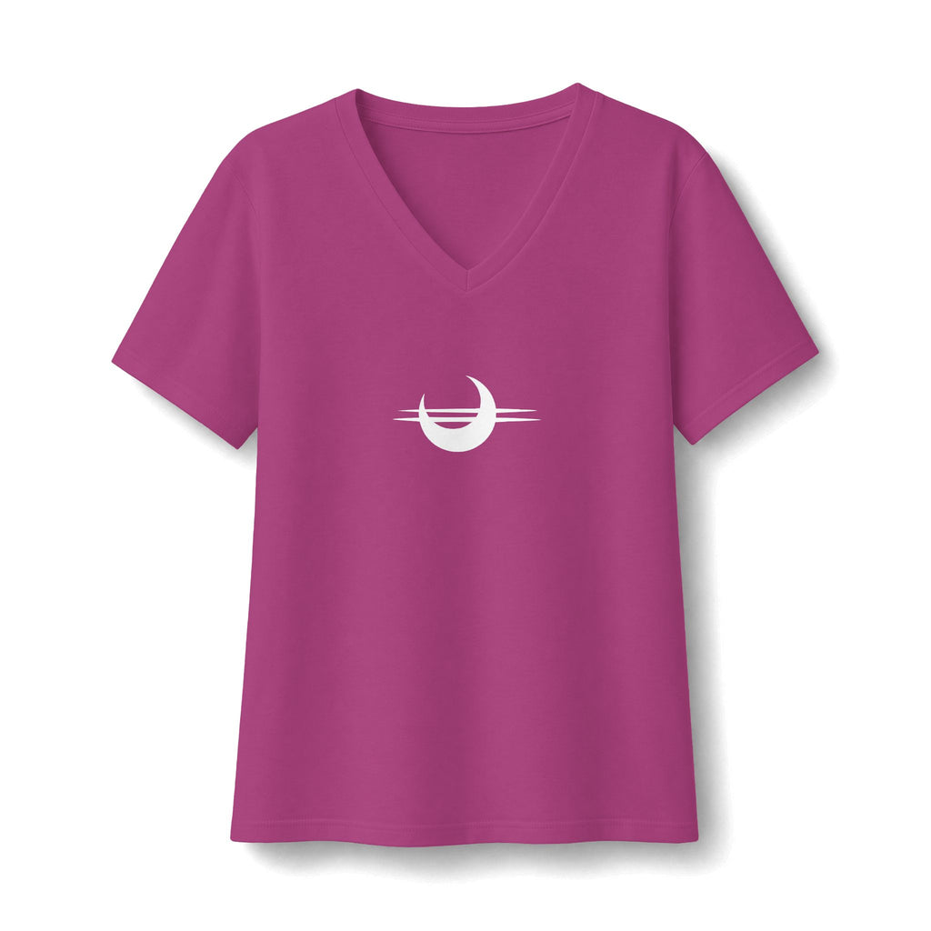 Stay Sturdy, Frens Crest Women's Relaxed V-Neck Tee