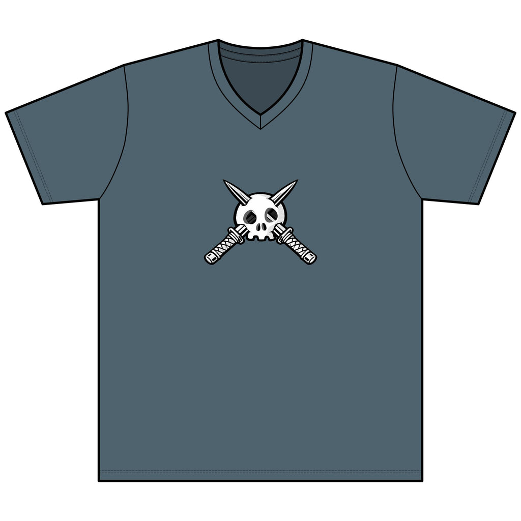 Trench Logo Heather V-Neck Tee