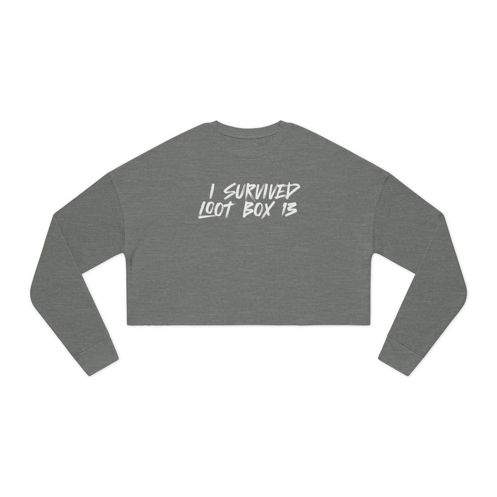 I Survived Loot Box 13 Cropped Sweatshirt