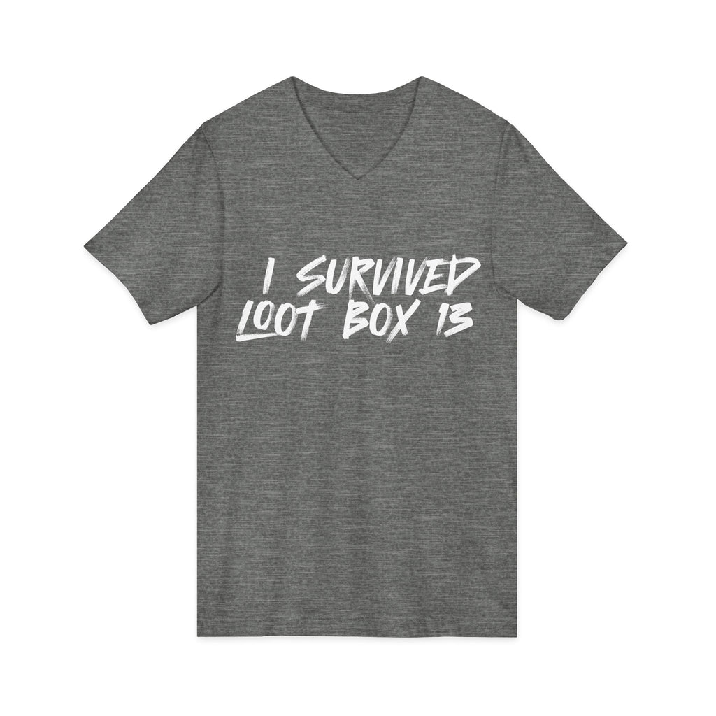 I Survived Loot Box 13 V-Neck Tee