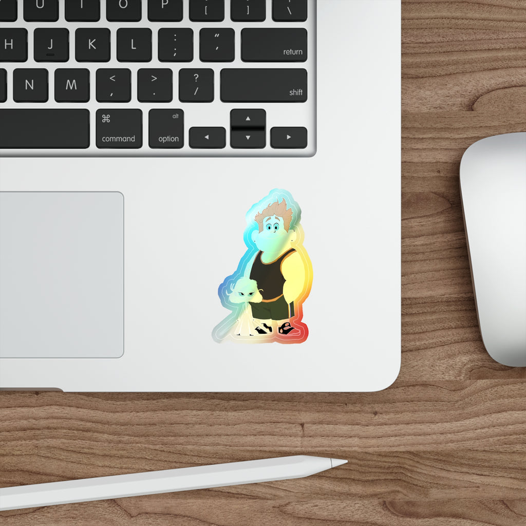 Mars and Dot Holographic Sticker (Kid Crew)